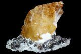Calcite, Sphalerite, & Celestine (Celestite) Association - Elmwood Mine #89960-2